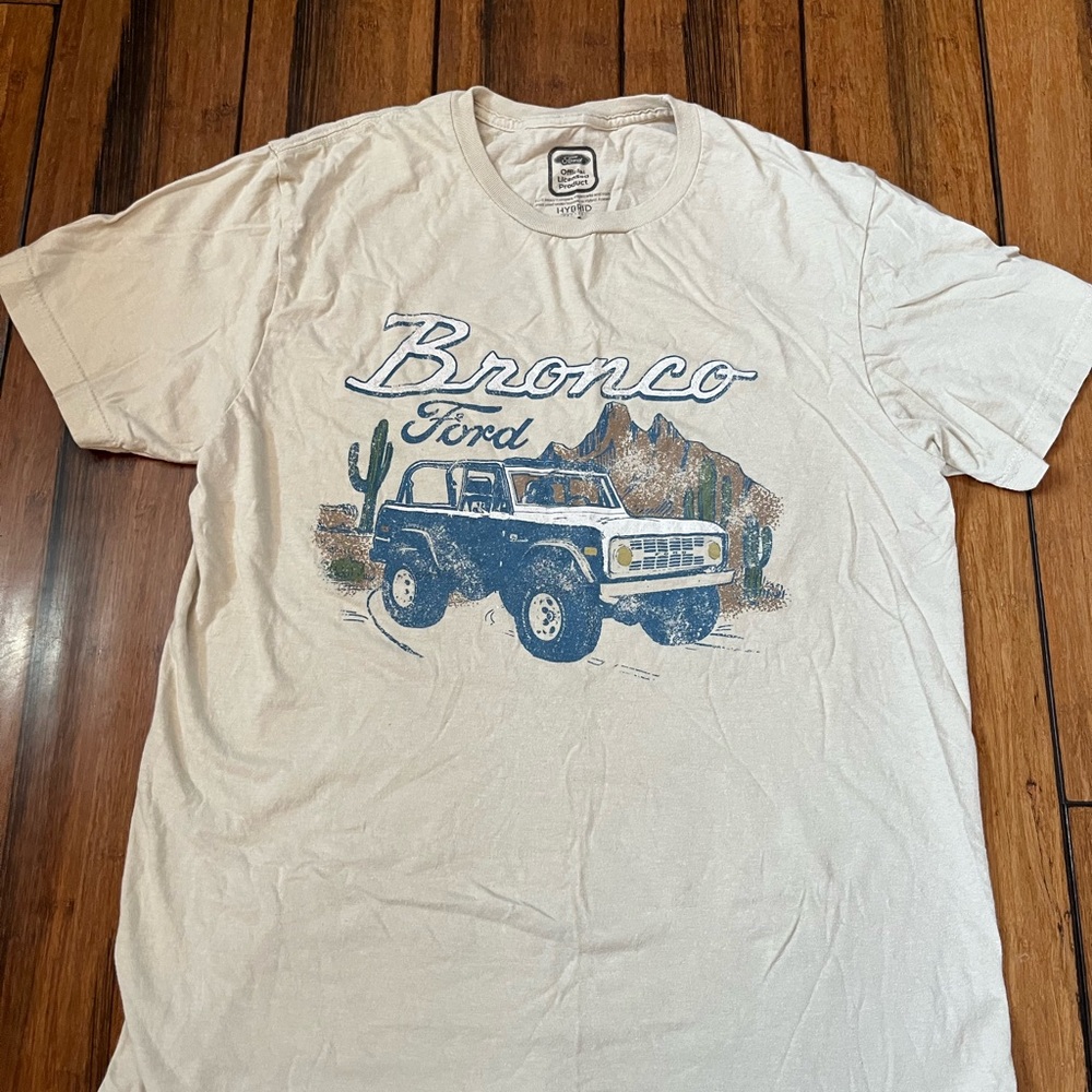 Ford Bronco Graphic Tee - Beige